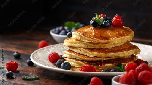 Pancakes & Fruits - Thursday