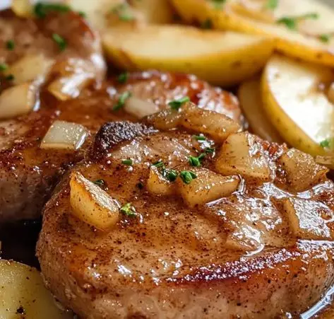 Slow Cooked Pork And Apples - Thursday